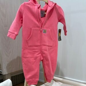 Carhartt Pink Kids One Piece hoodie